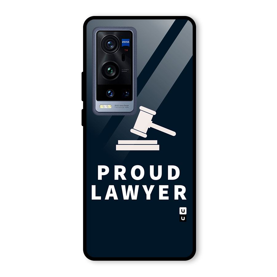 Proud Lawyer Glass Back Case for Vivo X60 Pro Plus