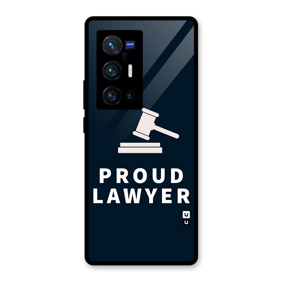 Proud Lawyer Glass Back Case for Vivo X70 Pro Plus