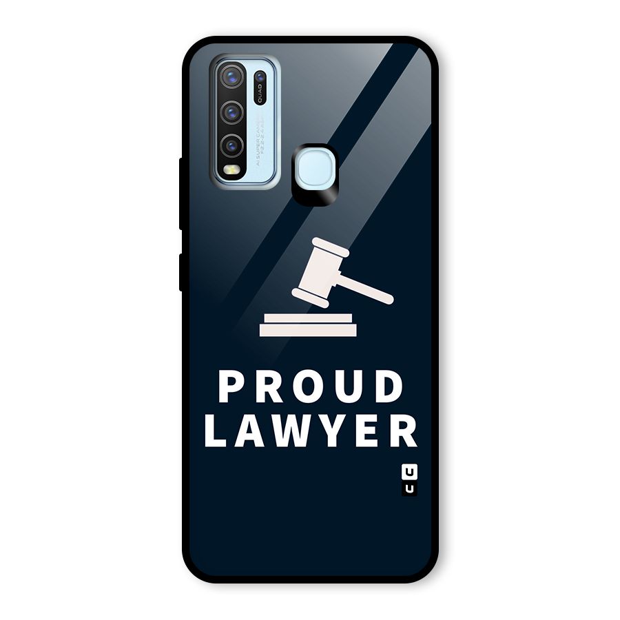 Proud Lawyer Glass Back Case for Vivo Y30