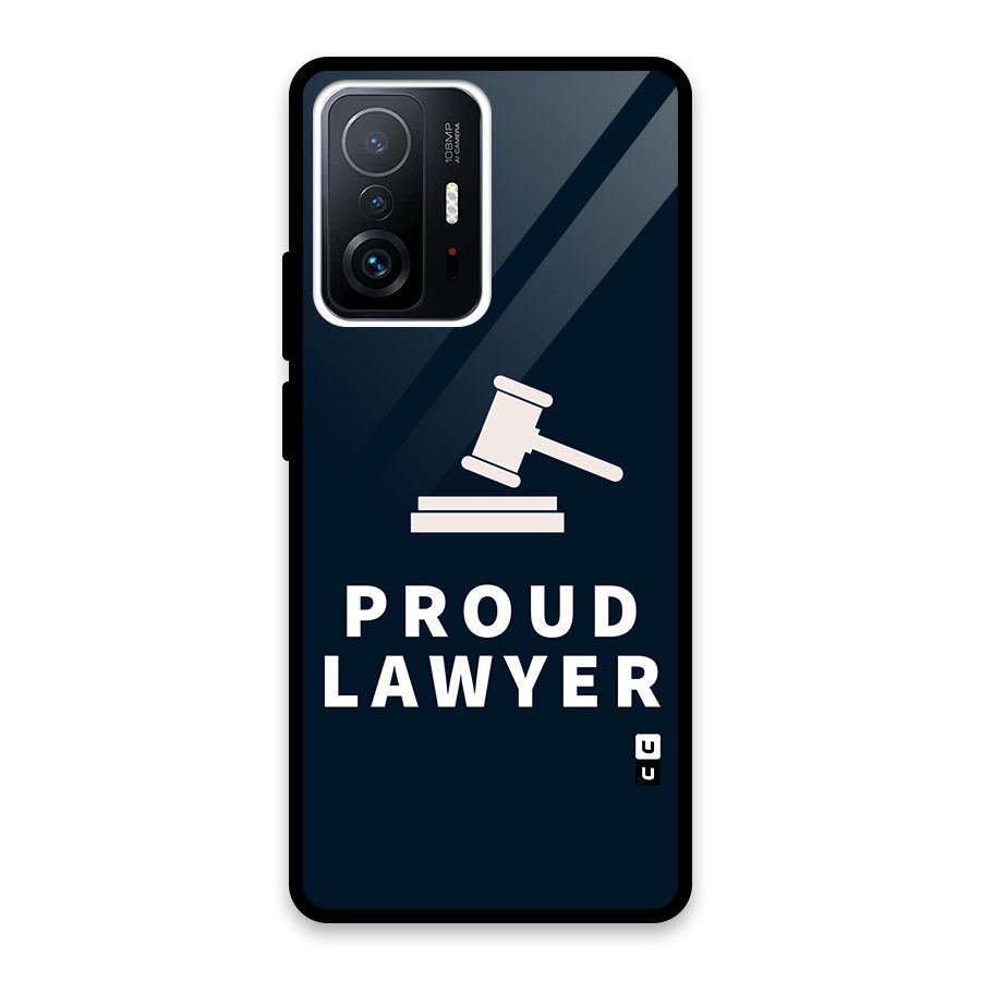 Proud Lawyer Glass Back Case for Xiaomi 11T Pro