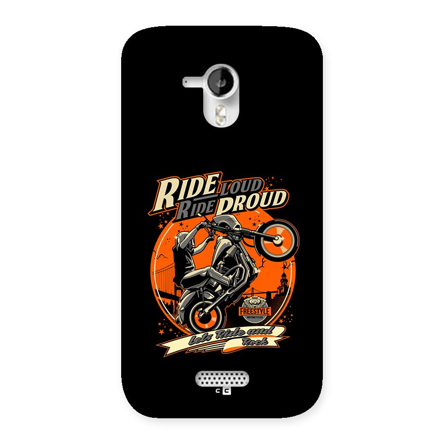 Proud Rider Back Case for Canvas HD A116