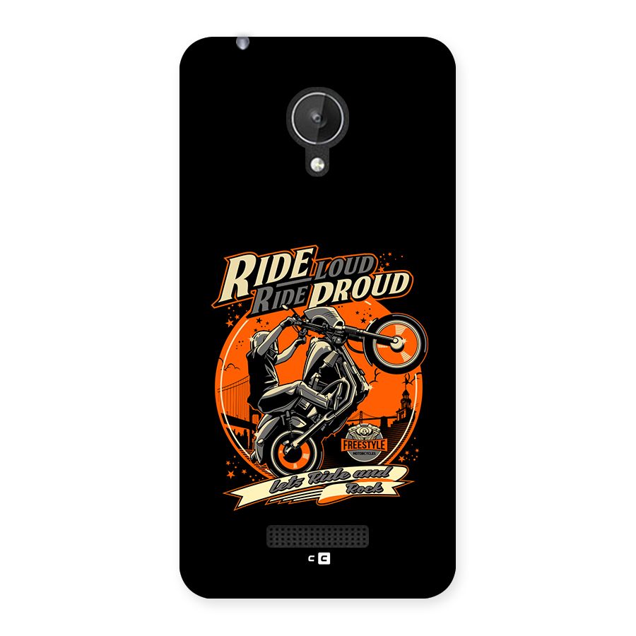 Proud Rider Back Case for Canvas Spark Q380