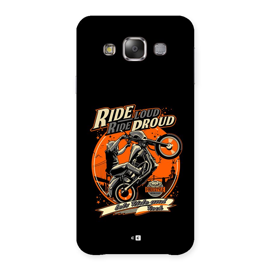 Proud Rider Back Case for Galaxy E7