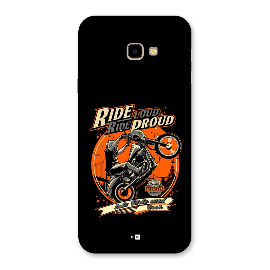 Proud Rider Back Case for Galaxy J4 Plus