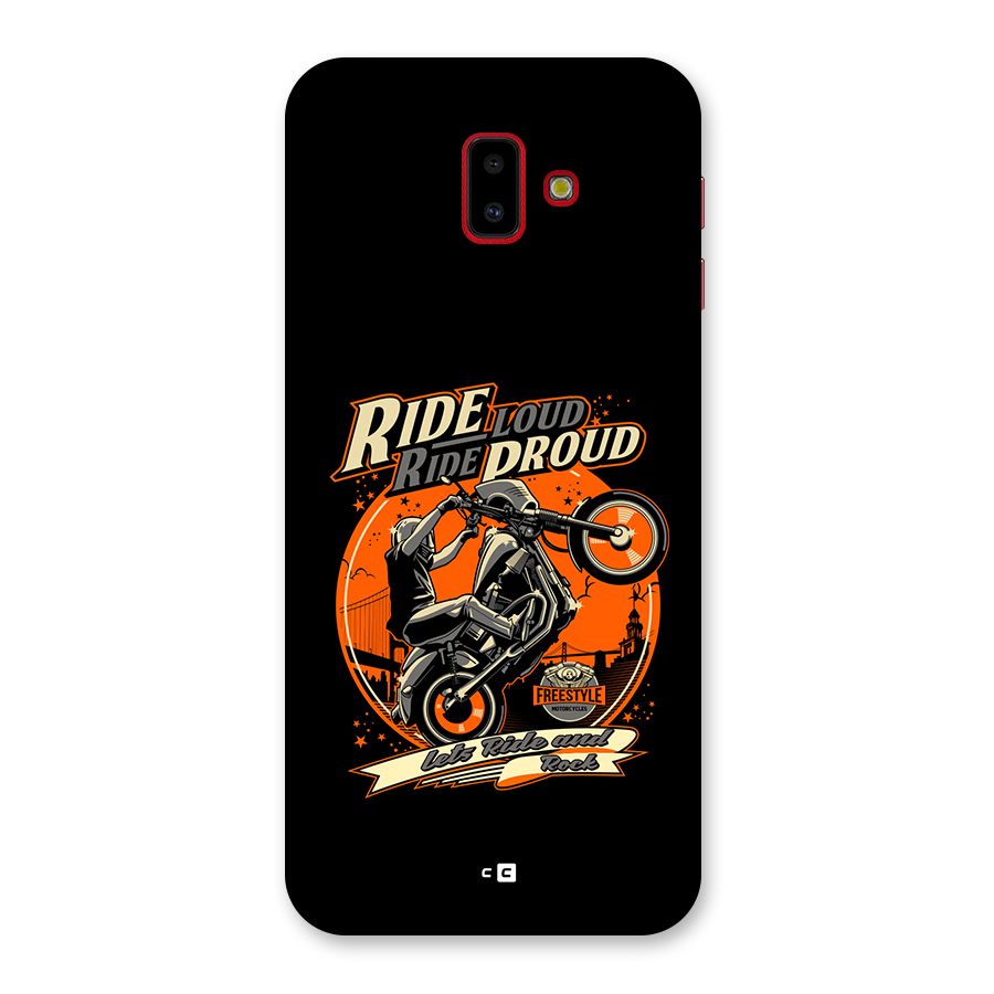 Proud Rider Back Case for Galaxy J6 Plus