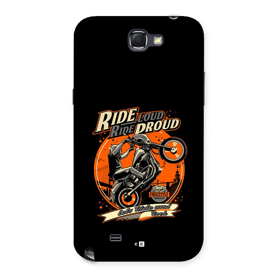 Proud Rider Back Case for Galaxy Note 2