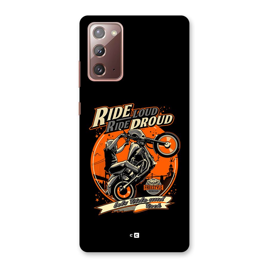 Proud Rider Back Case for Galaxy Note 20