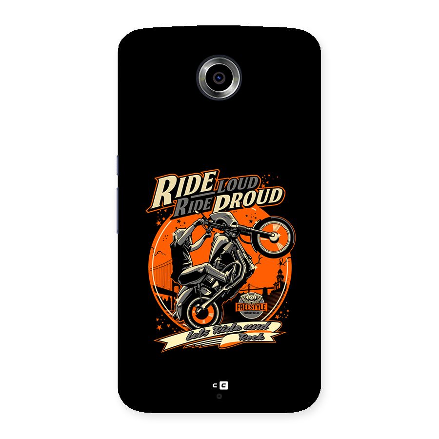 Proud Rider Back Case for Google Nexus 6