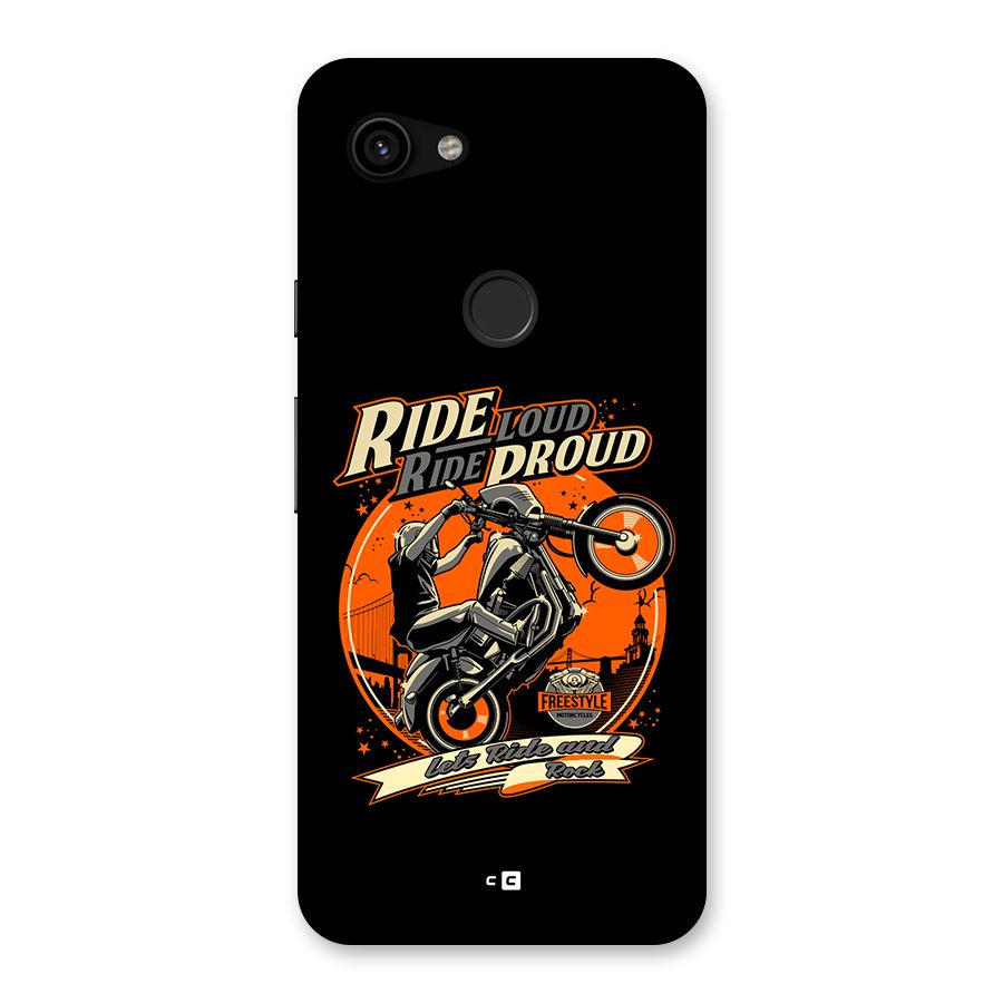 Proud Rider Back Case for Google Pixel 3a