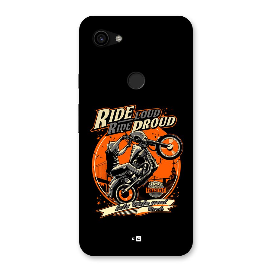Proud Rider Back Case for Google Pixel 3a XL