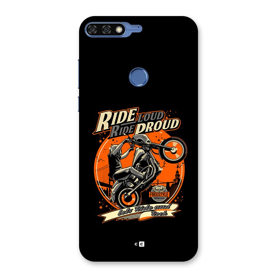 Proud Rider Back Case for Honor 7C