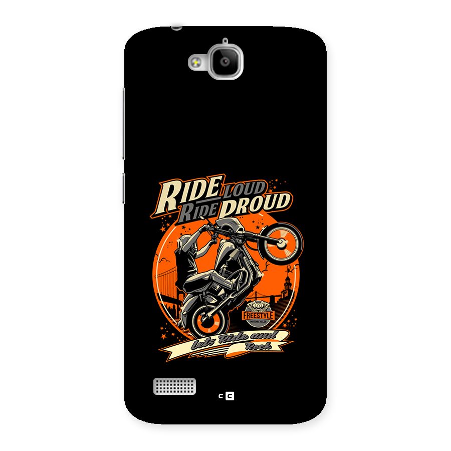Proud Rider Back Case for Honor Holly