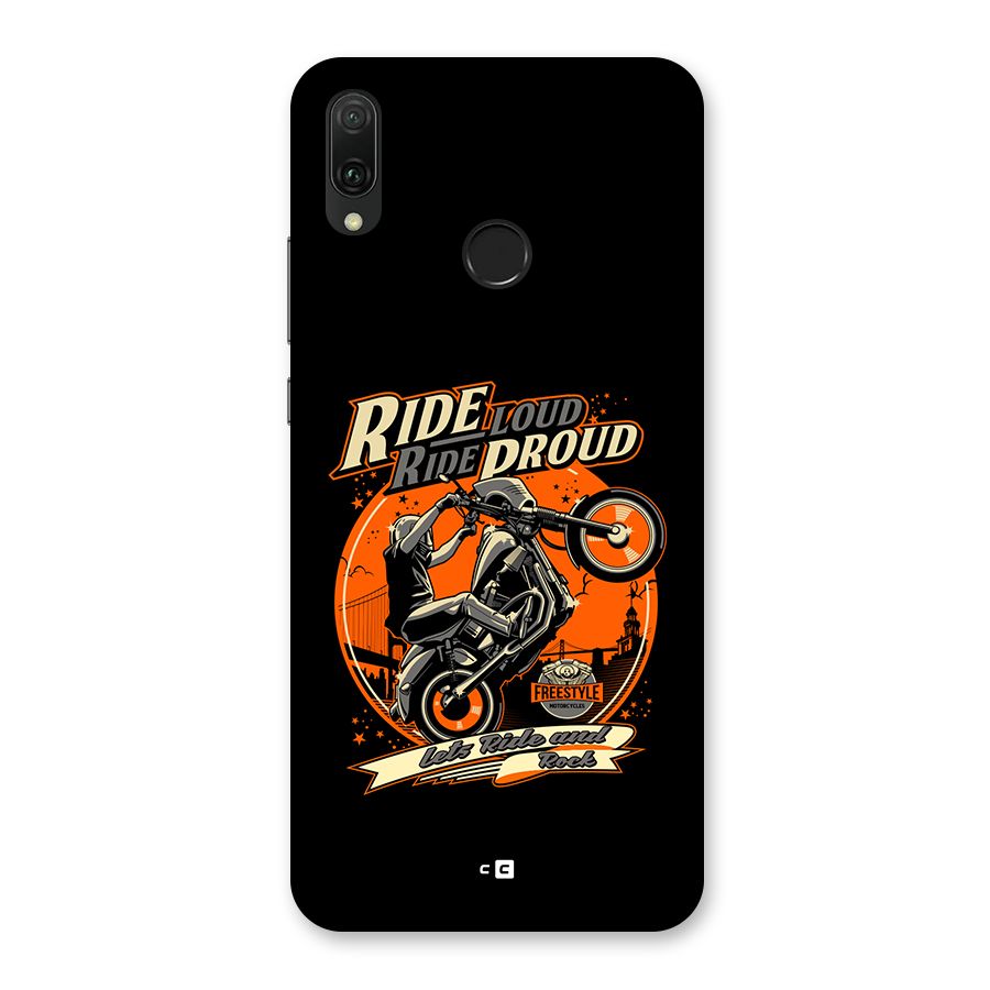 Proud Rider Back Case for Huawei Y9 (2019)