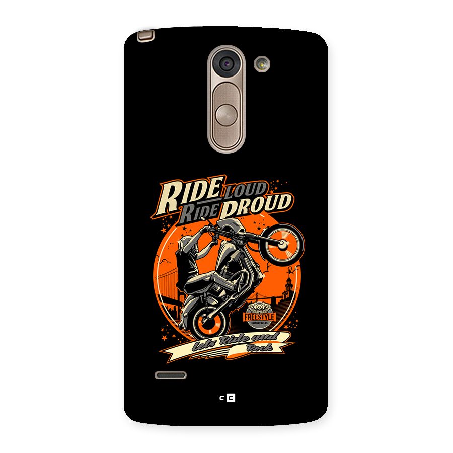 Proud Rider Back Case for LG G3 Stylus