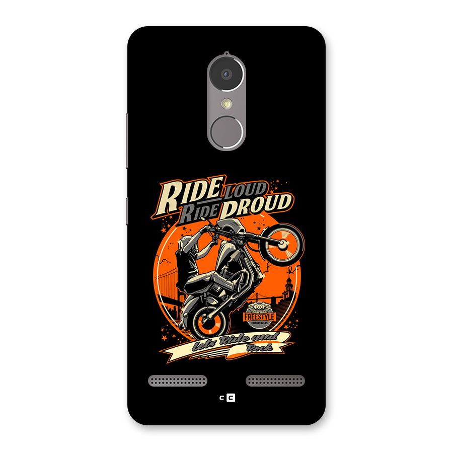 Proud Rider Back Case for Lenovo K6
