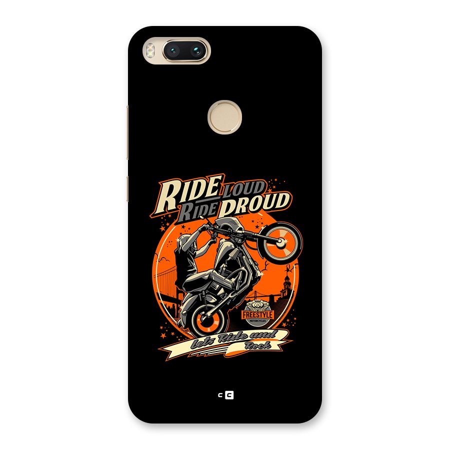Proud Rider Back Case for Mi A1