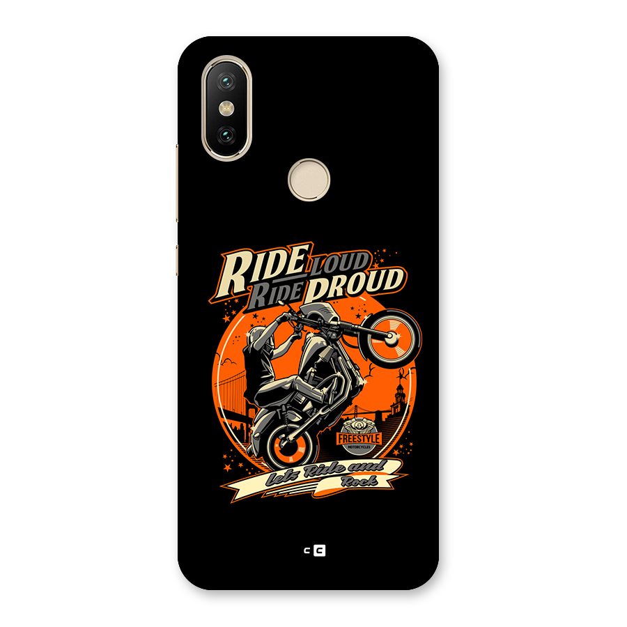 Proud Rider Back Case for Mi A2