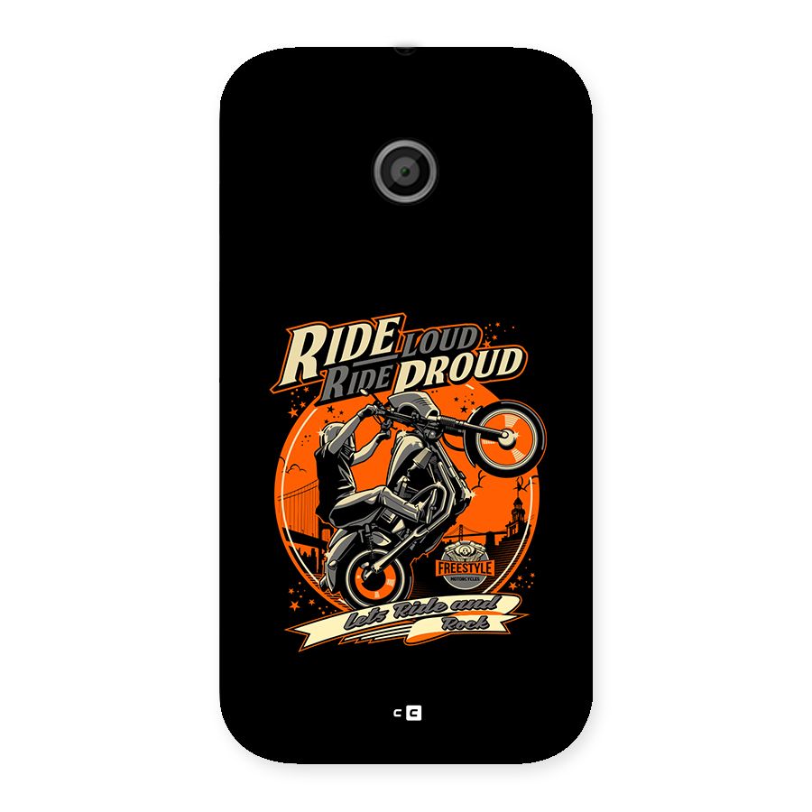 Proud Rider Back Case for Moto E