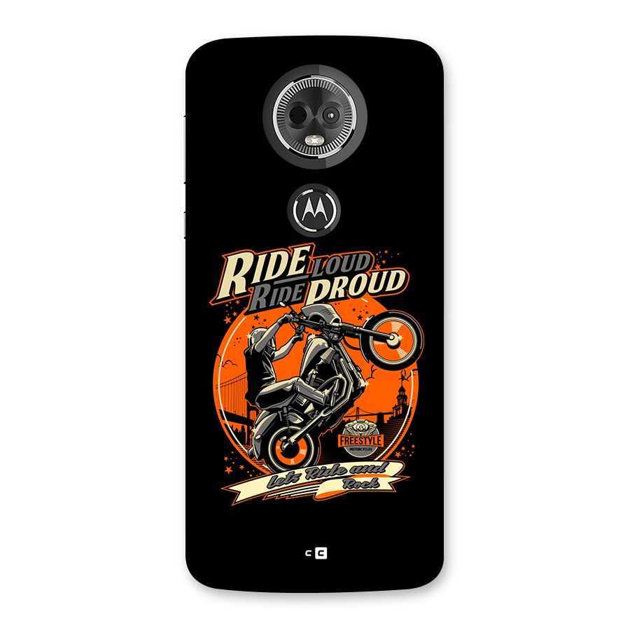 Proud Rider Back Case for Moto E5 Plus