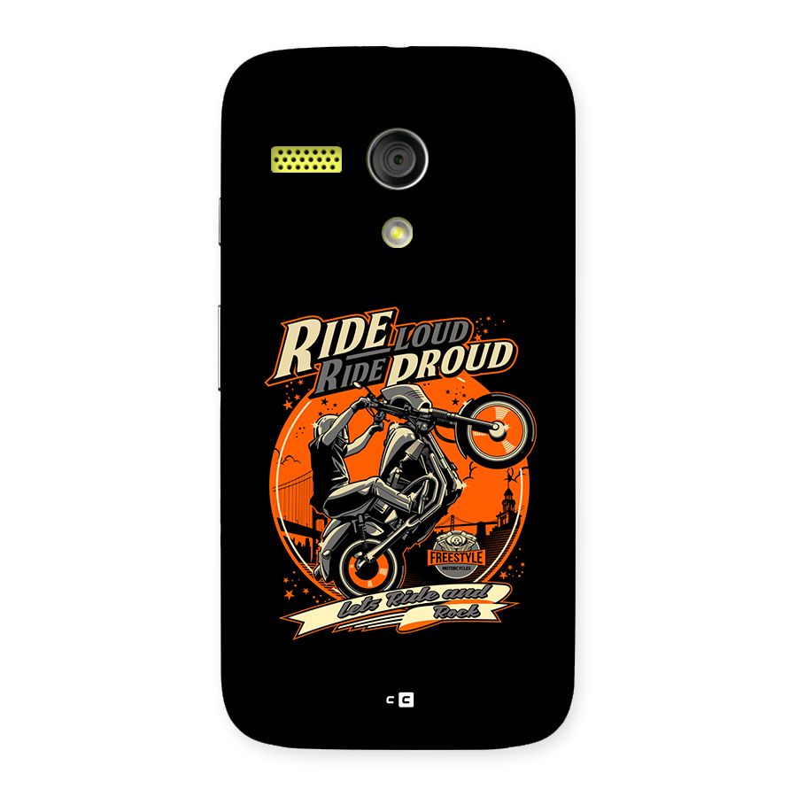 Proud Rider Back Case for Moto G