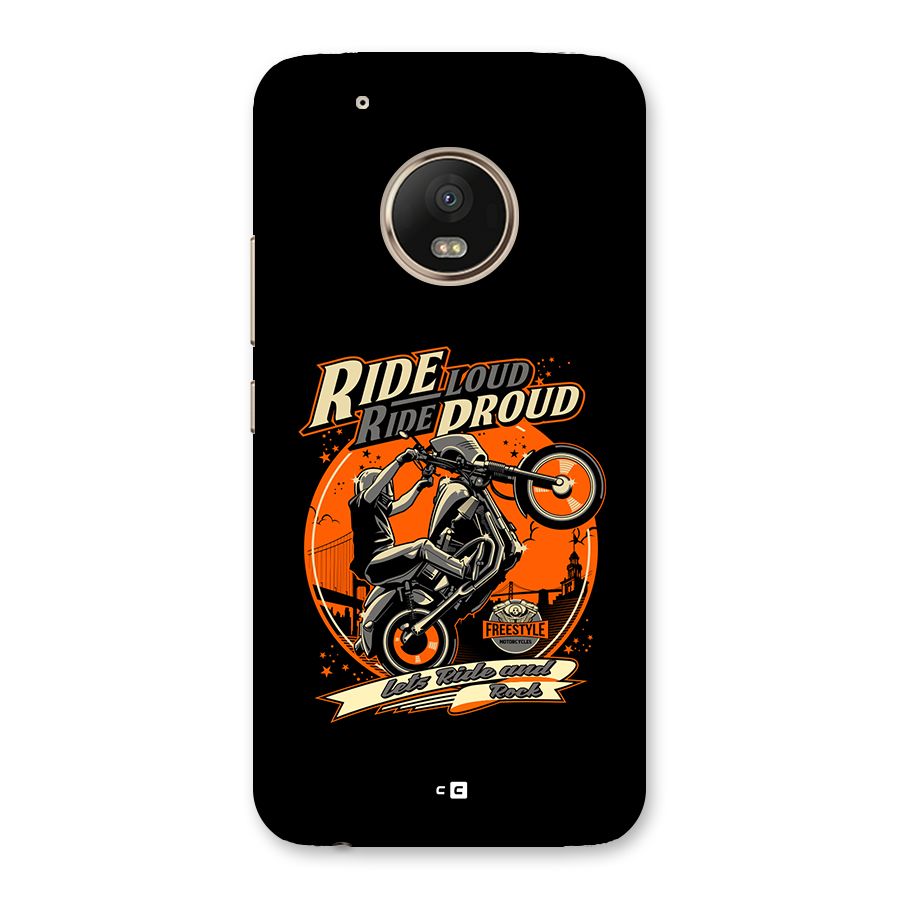 Proud Rider Back Case for Moto G5 Plus