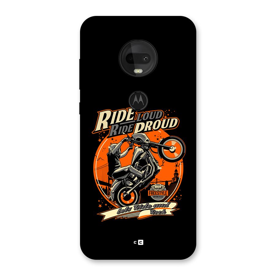 Proud Rider Back Case for Moto G7