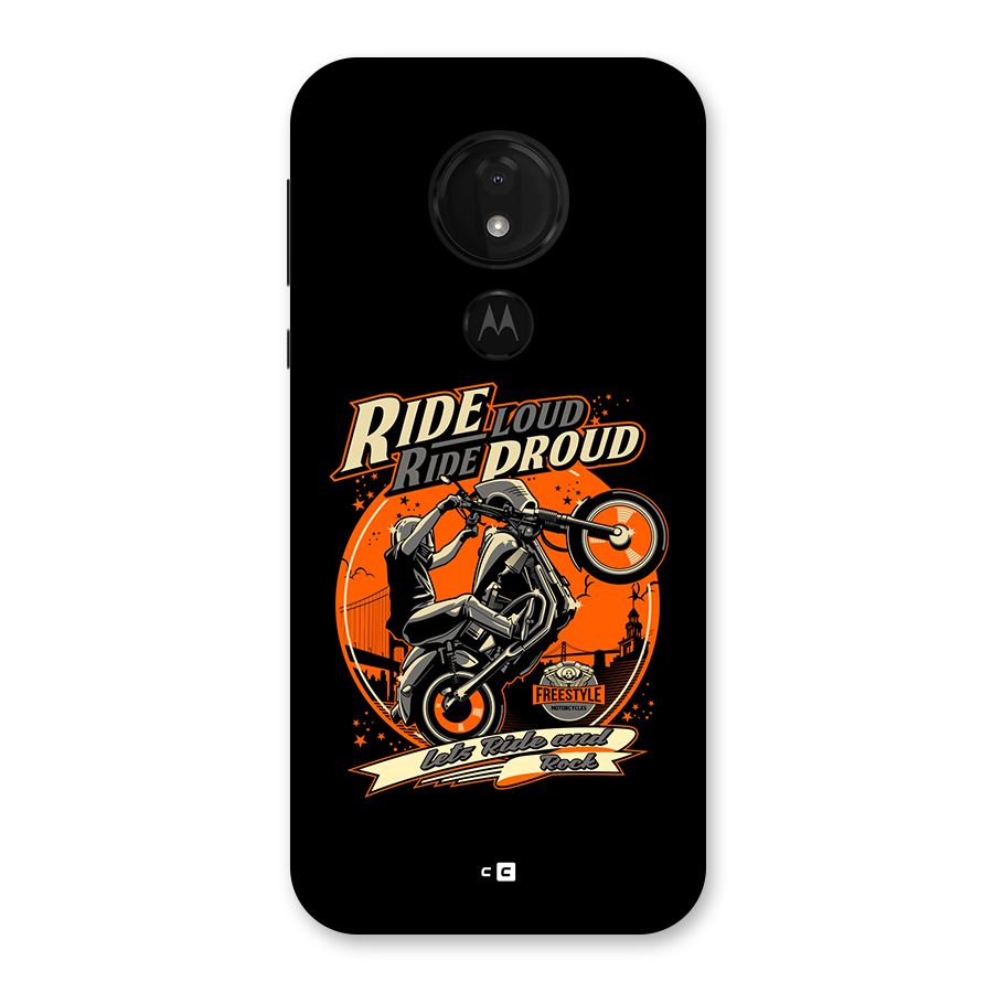 Proud Rider Back Case for Moto G7 Power