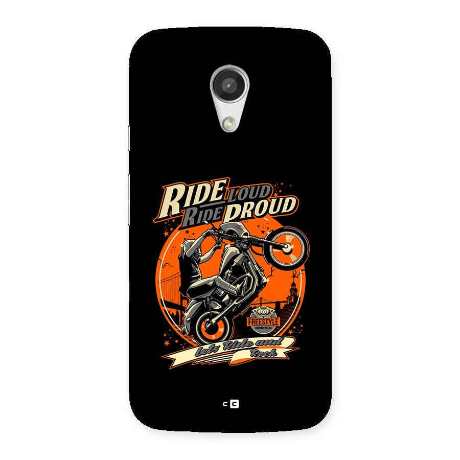 Proud Rider Back Case for Moto G 2nd Gen