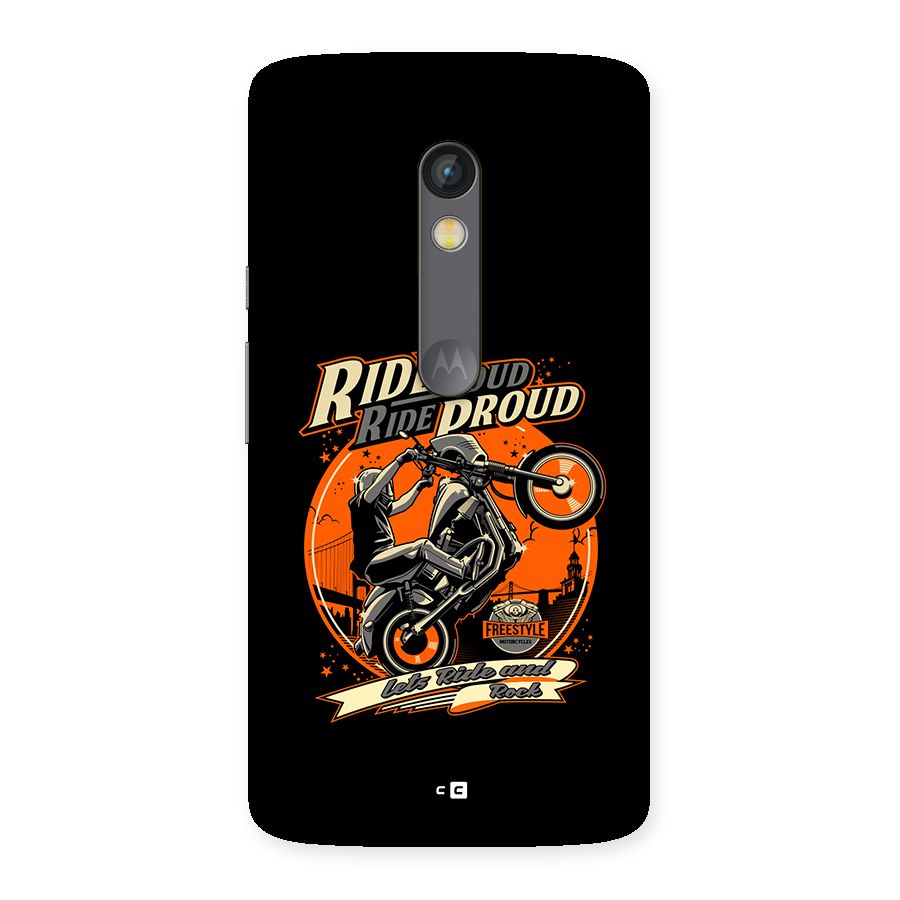 Proud Rider Back Case for Moto X Play