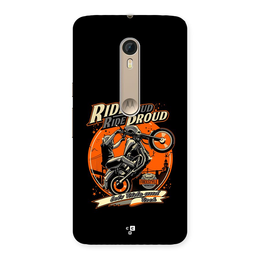 Proud Rider Back Case for Moto X Style