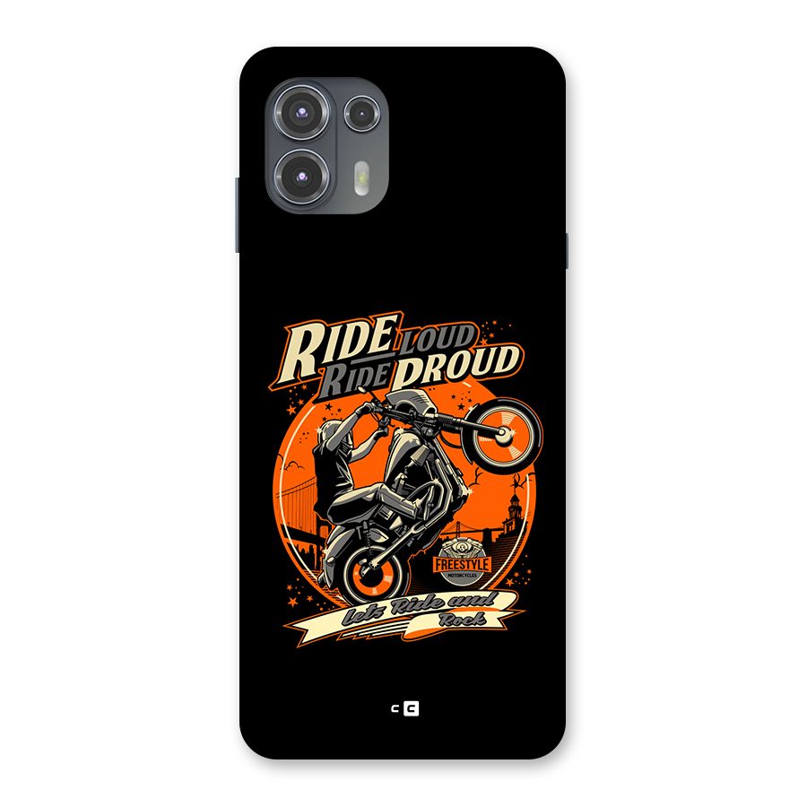 Proud Rider Back Case for Motorola Edge 20 Fusion