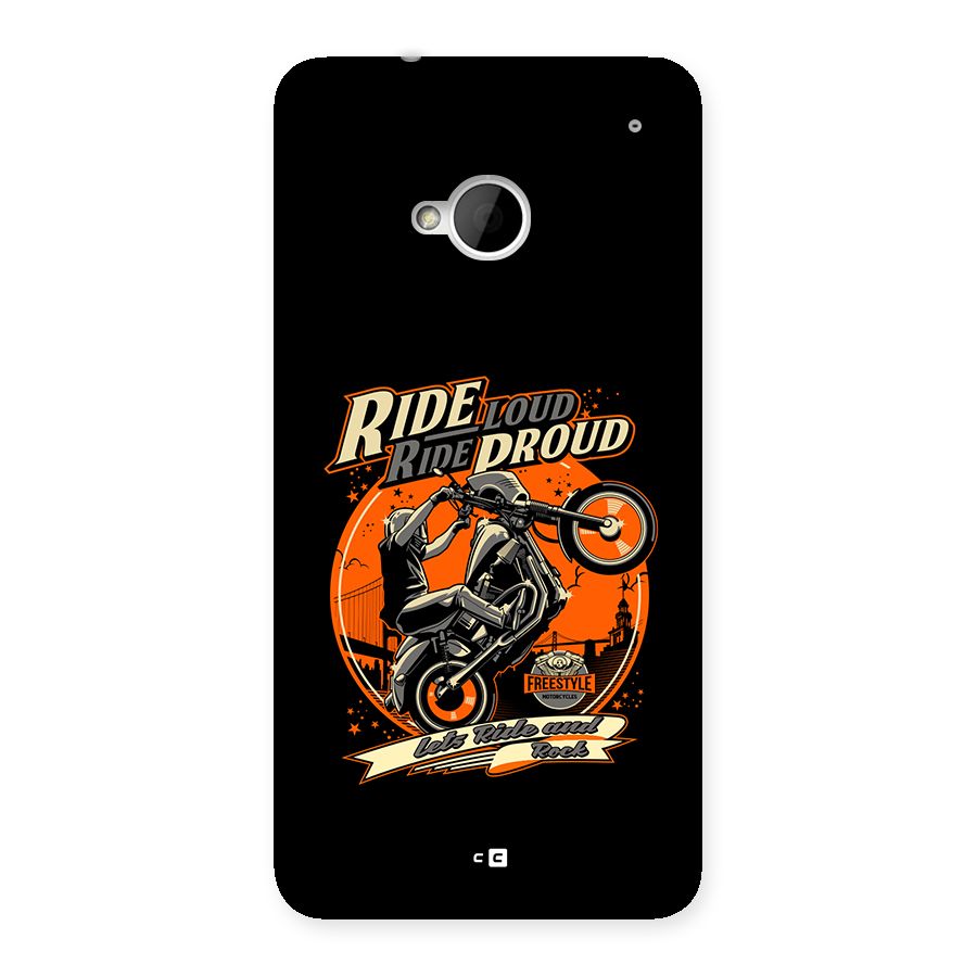 Proud Rider Back Case for One M7 (Single Sim)
