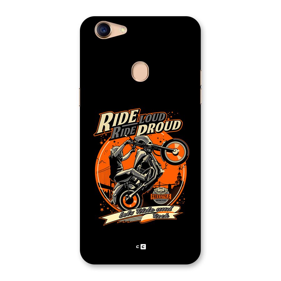 Proud Rider Back Case for Oppo F5 Youth
