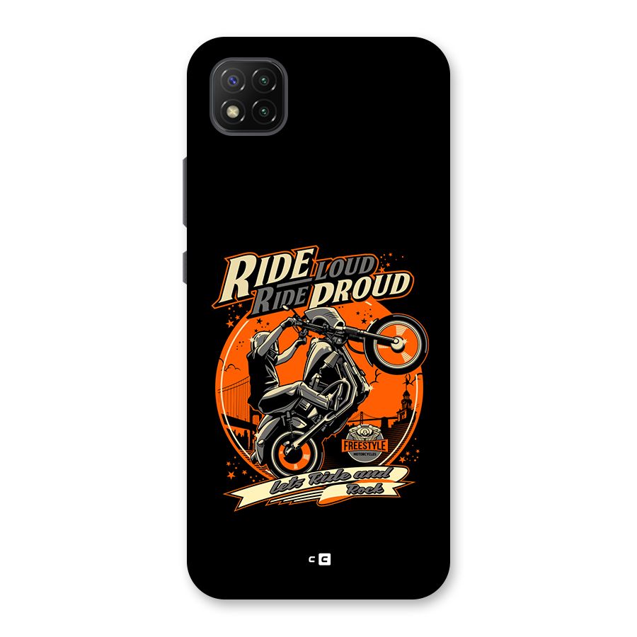 Proud Rider Back Case for Poco C3