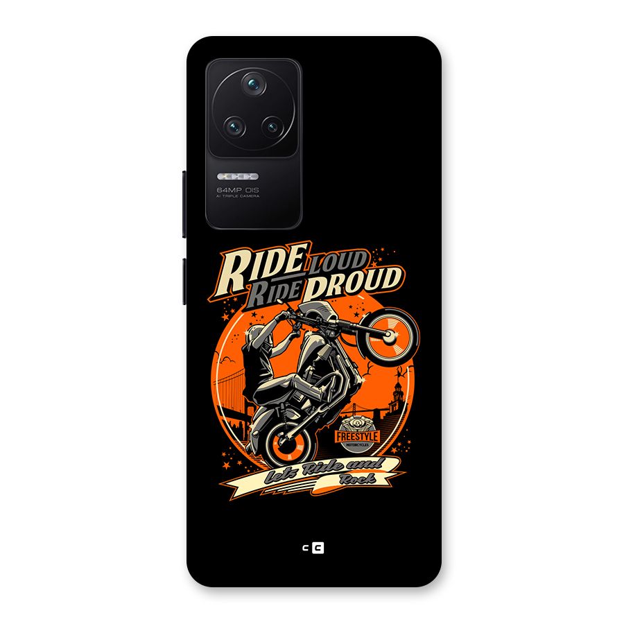 Proud Rider Back Case for Poco F4 5G