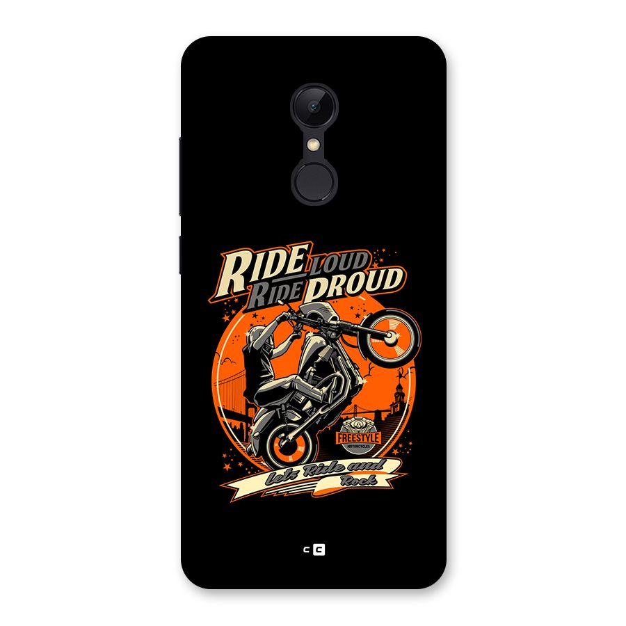 Proud Rider Back Case for Redmi 5