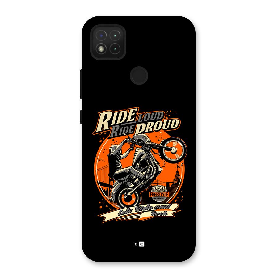 Proud Rider Back Case for Redmi 9 Activ