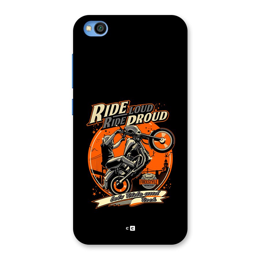 Proud Rider Back Case for Redmi Go