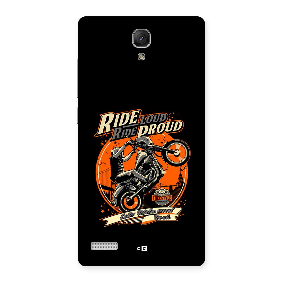 Proud Rider Back Case for Redmi Note