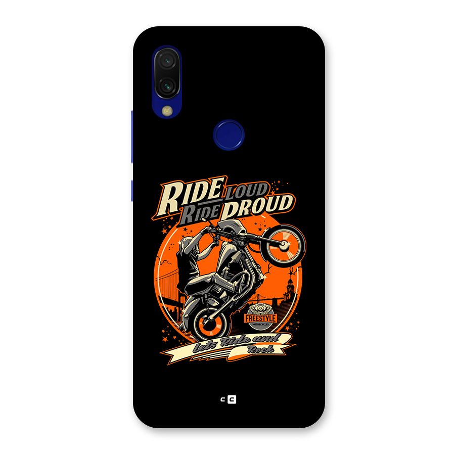 Proud Rider Back Case for Redmi Y3