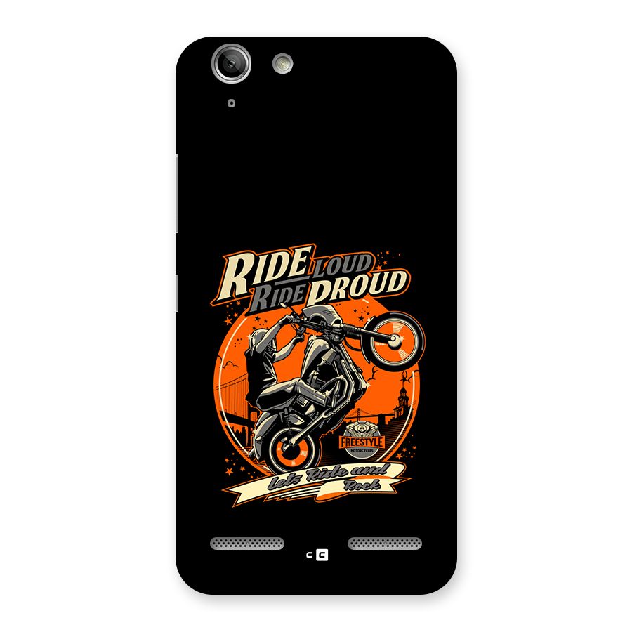 Proud Rider Back Case for Vibe K5 Plus