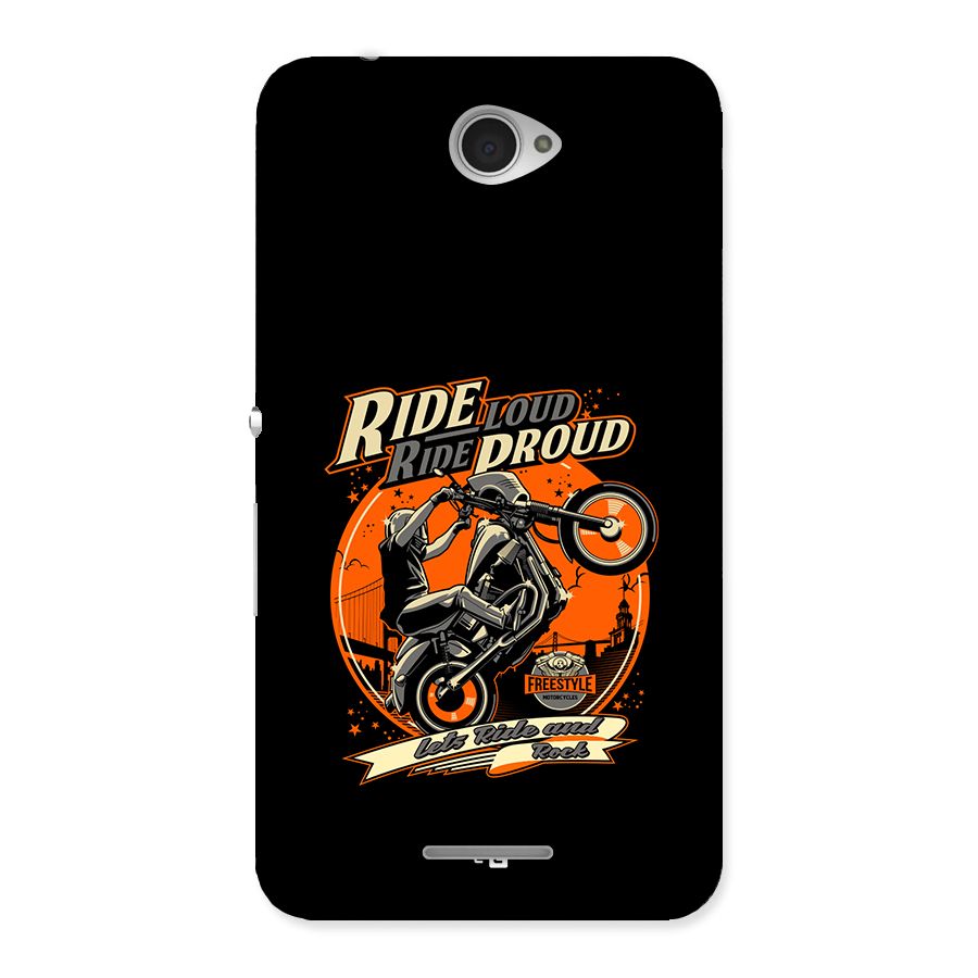 Proud Rider Back Case for Xperia E4