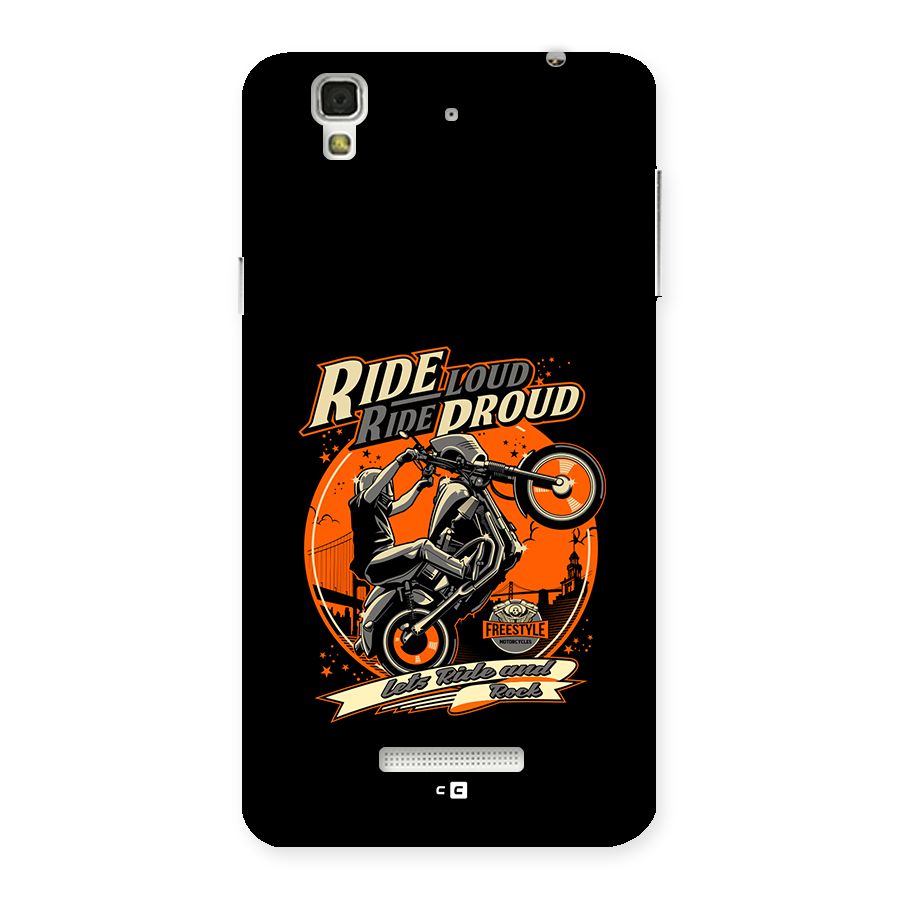 Proud Rider Back Case for YU Yureka Plus