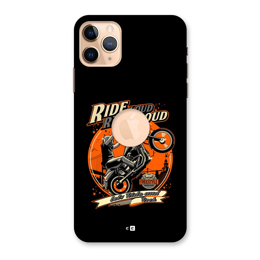 Proud Rider Back Case for iPhone 11 Pro Max Logo Cut