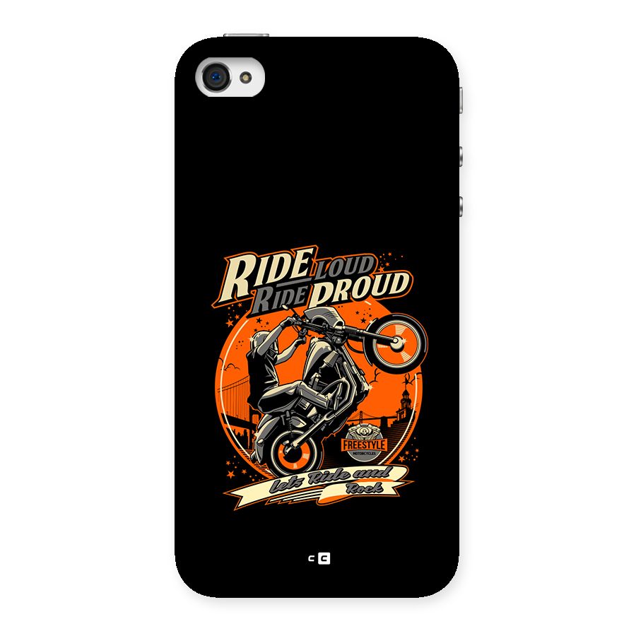 Proud Rider Back Case for iPhone 4 4s