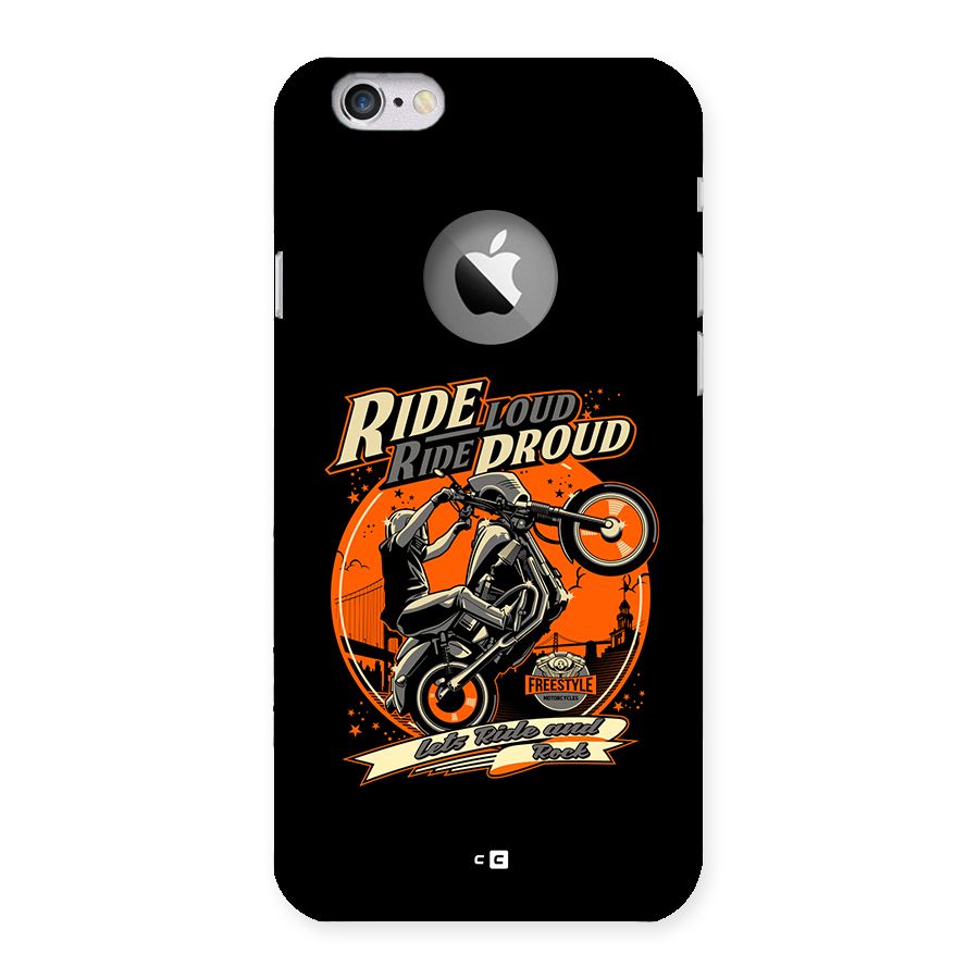 Proud Rider Back Case for iPhone 6 Logo Cut