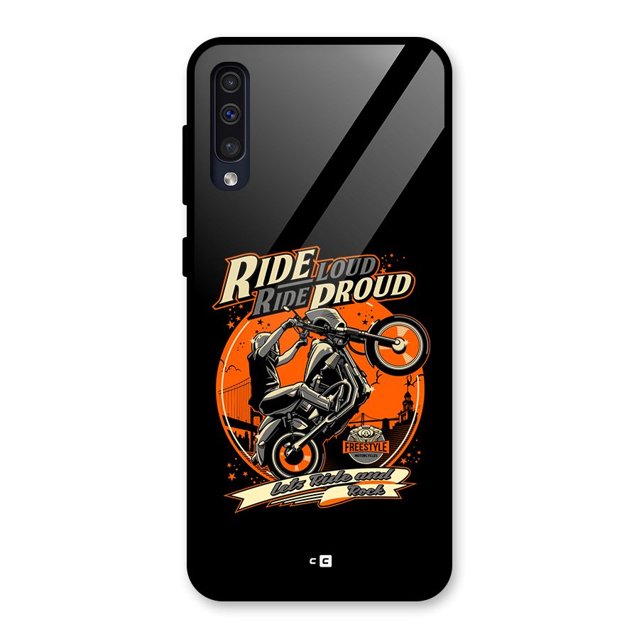Proud Rider Glass Back Case for Galaxy A50s
