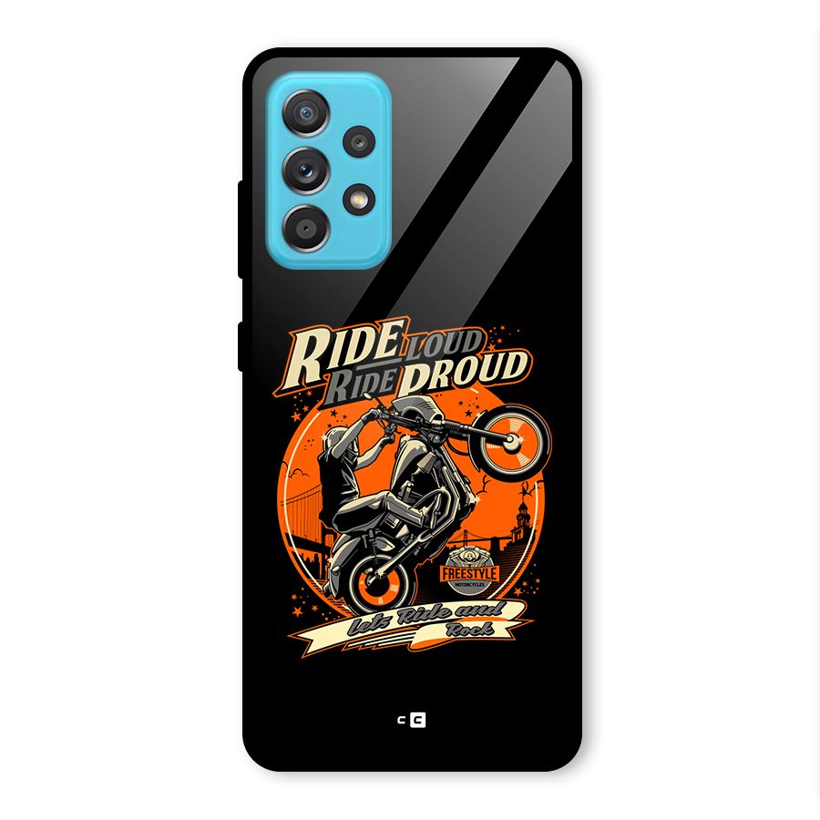 Proud Rider Glass Back Case for Galaxy A52