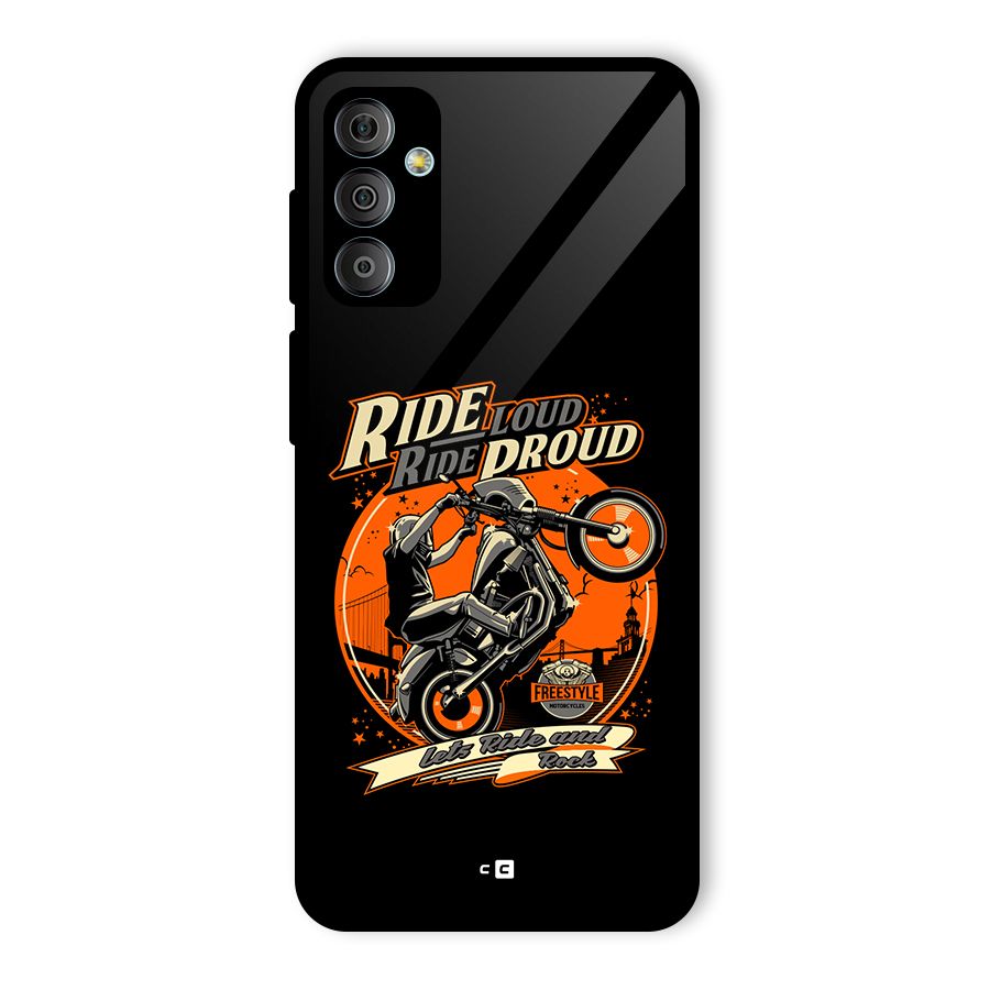 Proud Rider Glass Back Case for Galaxy F23