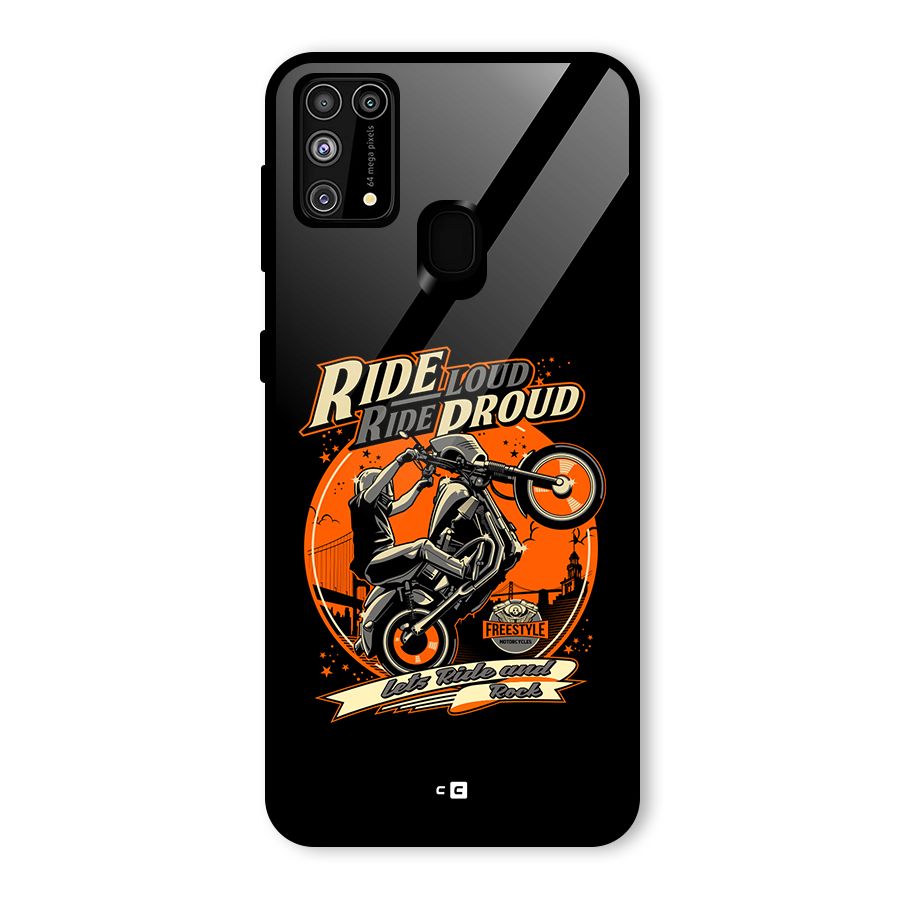 Proud Rider Glass Back Case for Galaxy F41